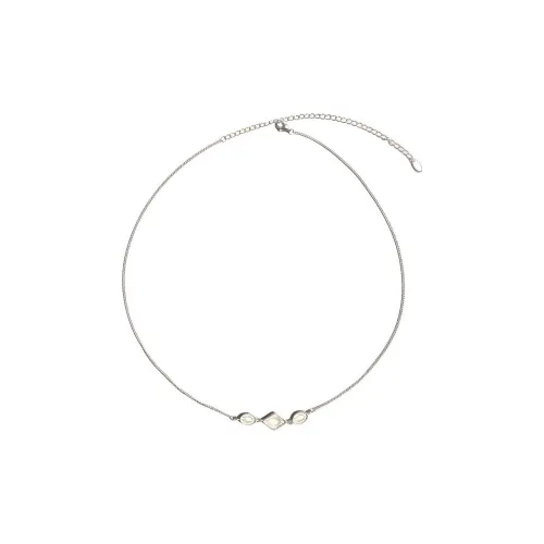 LOPHNE Серебряное покрытие медные ожерелья женские