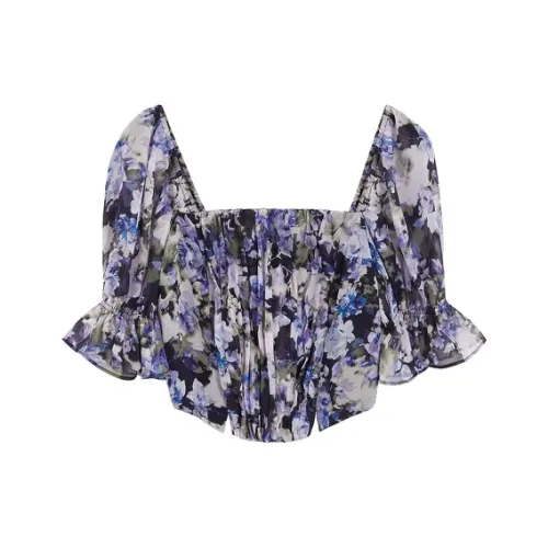 BEBE Черные Женские Шифоновые Рубашки