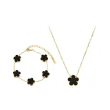 Счастливый пятилистный клевер, коллекция (черный)