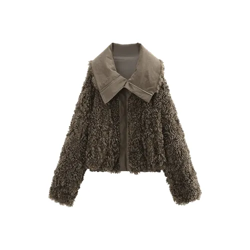 SUXINGDELEYUAN Кофе Женские Меховые изделия