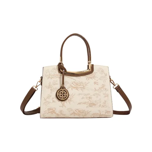 SMILE FOCUS Microfiber Synthetic Leather One Shoulder Bag Women's Brown