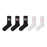 [5 пар] Черный + Черный + Черный + Белый + Белый