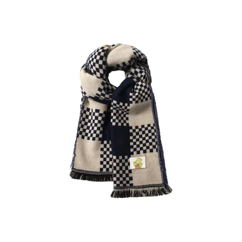 The Simpsons Полиэстеровые трикотажные шарфы Унисекс