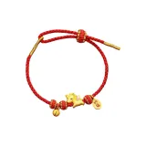 Милый браслет с шнурком в виде лошади с благословением