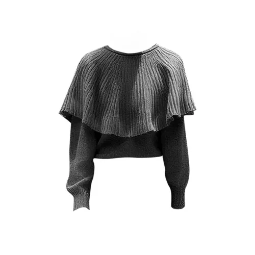 SNZX Плащ Шаль Трикотаж Женская Трикотаж