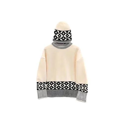 Aghr Абрикос + Шляпа Унисекс Единый размер Унисекс Трикотаж