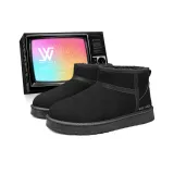 Черный с флисовой подкладкой