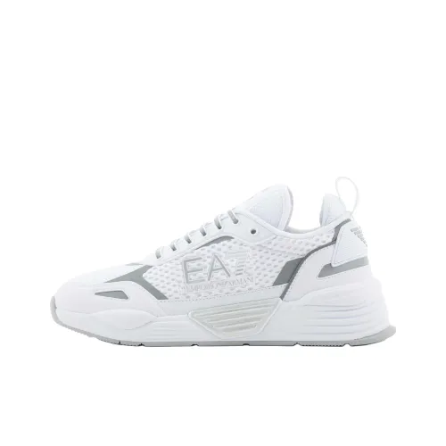 EMPORIO ARMANI EA7 Низкий топ Повседневная обувь Мужская Белый