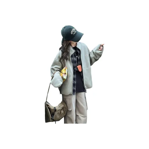 TLXT Зеленое пальто с флисовой подкладкой KIDS утеплённое