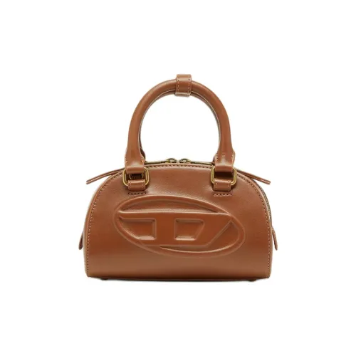 DIESEL Коровья кожа Одно плечо Сумка Мини Женская Верблюжий цвет