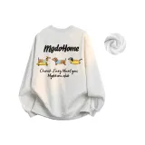 Бело-серый вереск (утолщенная флисовая подкладка)