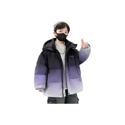 T.MOO Черный Фиолетовый Школьный возраст Пуховики