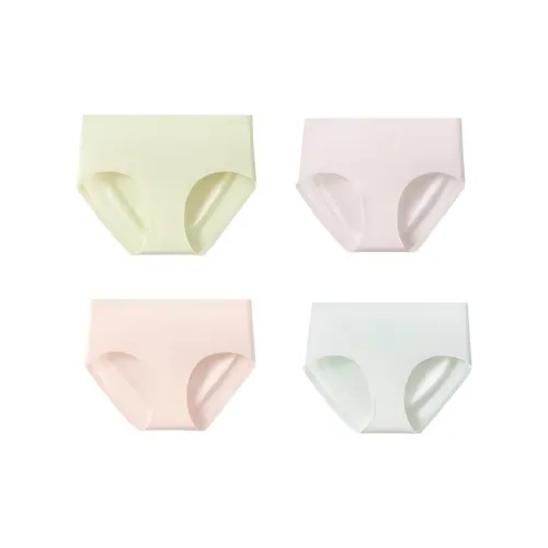 DUSHILIREN Светло-зеленый + Кожа + Розовый + Синий Женские трусики-бикини