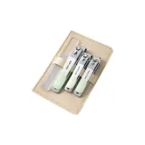 Вращающаяся кожаная сумка, градиент зеленого цвета, набор из 4 штук