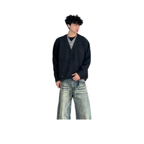 DEMAVIE Темно-серый унисекс свитеры