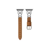 Коричневый - Серебристая пряжка