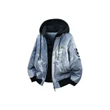 Синий Серый [Съемный Бренд Брошь]