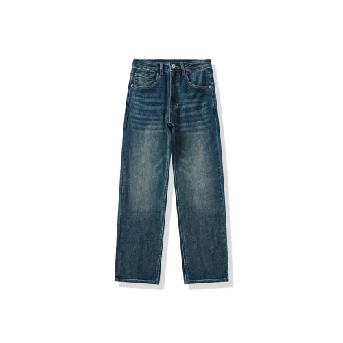 TGZT Бирюзовые Унисекс Джинсы