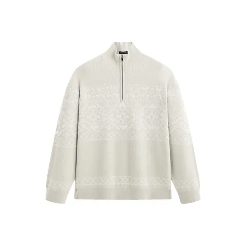 PEACEBIRD MEN Mist Белый 1 Мужские Свитера