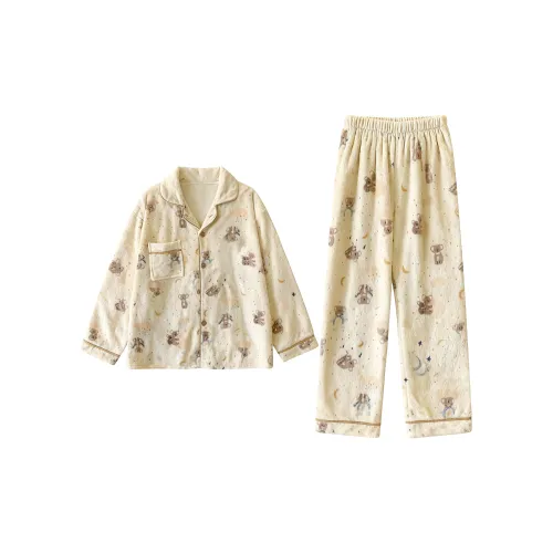 O'MESIK Абрикос Женские Пижамные Комплекты