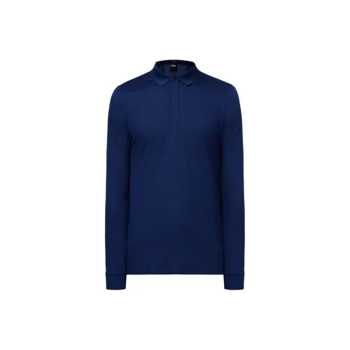 Hugo Boss FW22 Поло Мужское Темно-синий