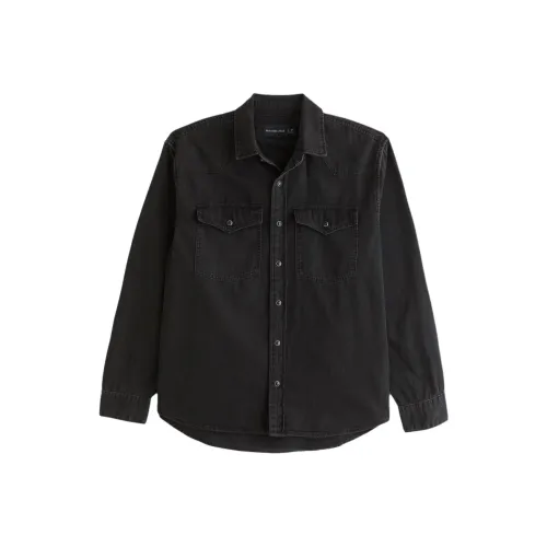 Abercrombie＆Fitch Черные Мужские Рубашки