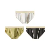 [100% cotton, Breathable] Экрю + Grass Yellow + Medium Gray (3 Pack)  
[100% хлопок, Дышащий] Экрю + Травяной Желтый + Средний Серый (3 упаковки)