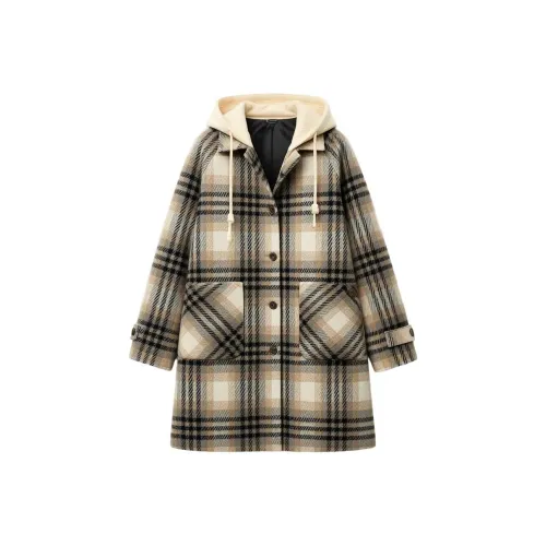 Olivia Share777 Черное пальто женское пальто