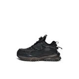 Черные утепленные туфли