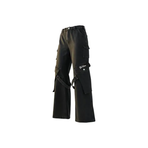 DAWEIBEIKEN Черные Унисекс Джинсы