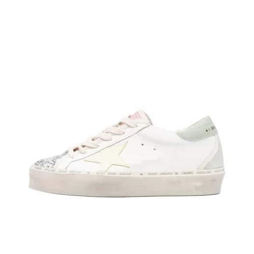 Golden Goose Hi Star Low Топ Кроссовки для скейтбординга Женские Белые Потертые