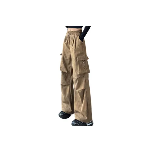 Tonlion Khaki Женские Повседневные Брюки