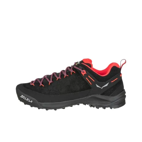 SALEWA WILDFIRE Устойчивый к истиранию отводящий влагу низкий топ походная обувь женский коралловый