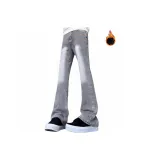 Дымчатый серый [Нет логотипа, утолщенный, с флисовой подкладкой]