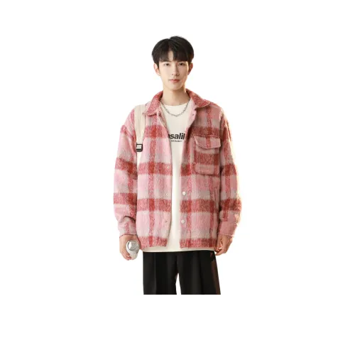 FVON Кораллово-розовый унисекс куртки