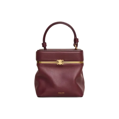 CELINE Triomphe Телячья кожа Сумка Маленькая Женская Красная