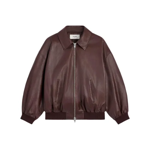 Celine SS26 Кожа Куртка Мужская