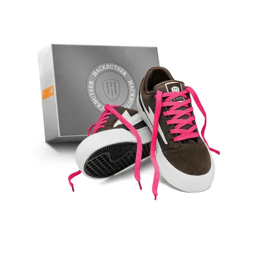 HACKBUTEER Низкие кроссовки для скейтбординга унисекс коробка включена