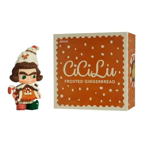 52TOYS Icing Карамельно-коричневый Crispy Большая Фигурка Прозрачный Слепой Бокс на Карточке