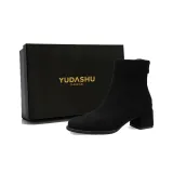 Чёрный с флисовой подкладкой [Высота каблука 5 см]