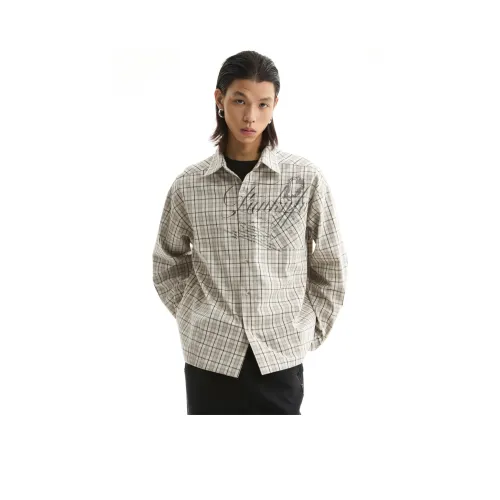 NEVER RULE Хаки Унисекс Рубашки