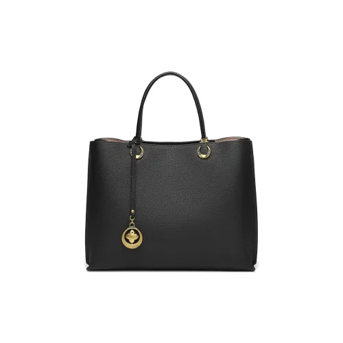 PIERRE CARDIN Сумка через плечо из крупнозернистой текстуры коровьей кожи женская черная слоновая серый