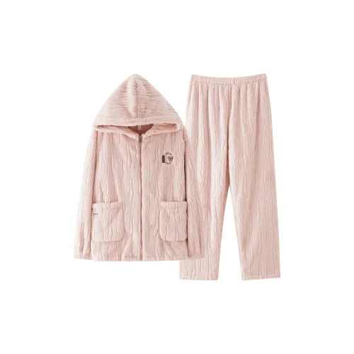 MULONGSHIJIA Пижамный комплект женский розовый