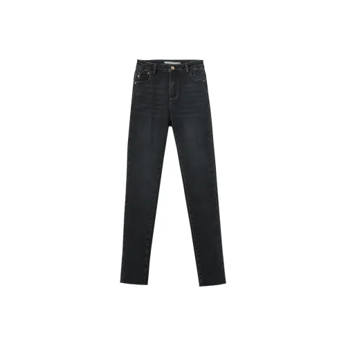 AMII Черные Женские Джинсы