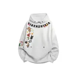 Бело-серый вереск [утолщенный с флисовой подкладкой]