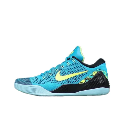 Nike Kobe 9 Low Топ Баскетбольные кроссовки Мужской Синий