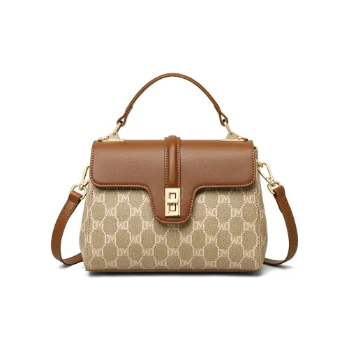 PT'SON Сумка через плечо из синтетической кожи стандартная женская коричневая