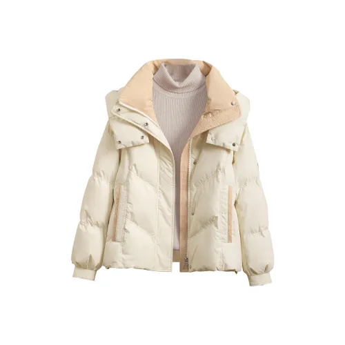 TOUCH Экрю Женские Пуховики