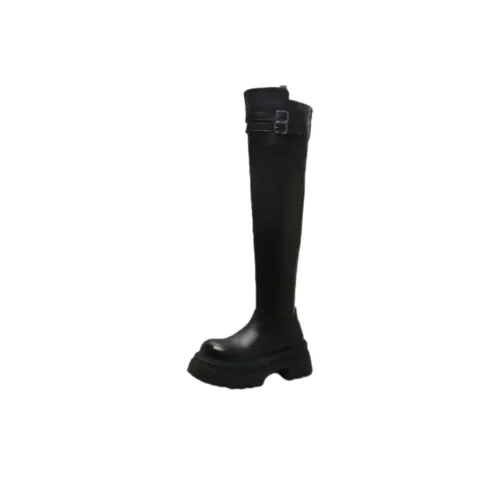 CPXO Over The Knee Boots Black Women's