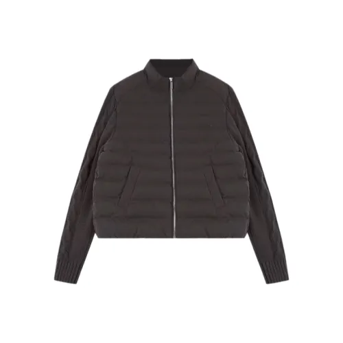 ADXKM Кофе с Пони Вышивка Женские Пуховики